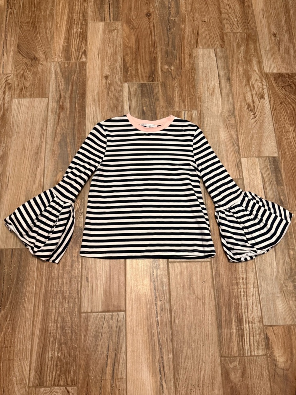ENGLISH FACTORY Stripe Long Sleeve Top